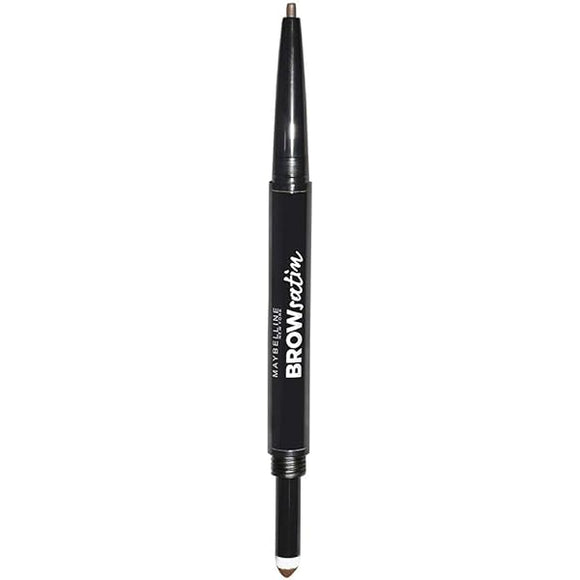 Maybelline Brow Satin Smoothing Duo - Brow Pencil And Filling Powder - Mahogany Red - Branded Beauty