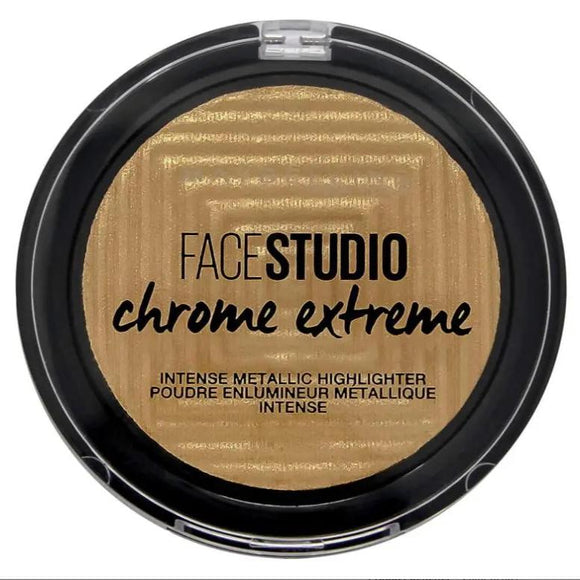 Maybelline Chrome Extreme Intense Metallic Highlighter 500 Sparkling Citrine - Branded Beauty