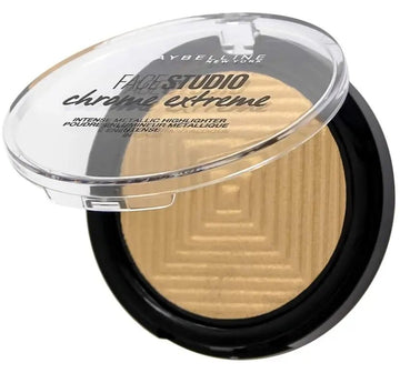 Maybelline Chrome Extreme Intense Metallic Highlighter 500 Sparkling Citrine - Branded Beauty