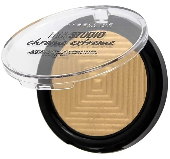 Maybelline Chrome Extreme Intense Metallic Highlighter 500 Sparkling Citrine - Branded Beauty