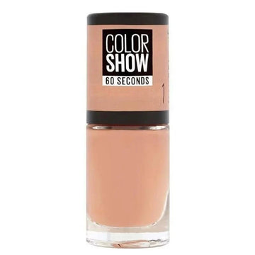Maybelline Color Show Nail Polish - 1 Go Bare - Branded Beauty