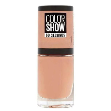 Maybelline Color Show Nail Polish - 1 Go Bare - Branded Beauty