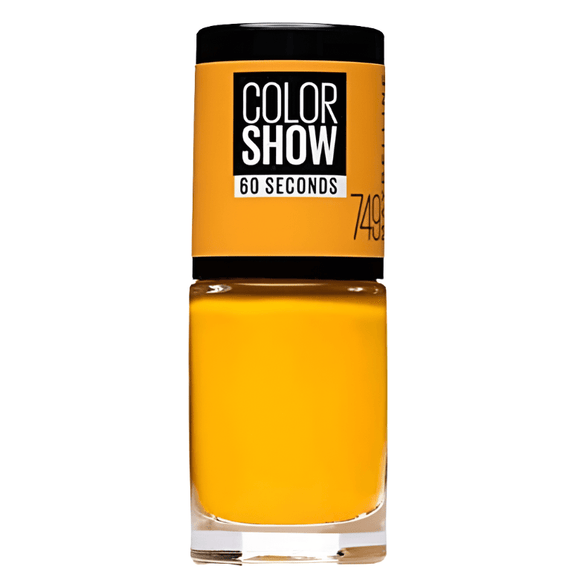 Maybelline Color Show Nail Polish - 749 Electric Yellow - Branded Beauty