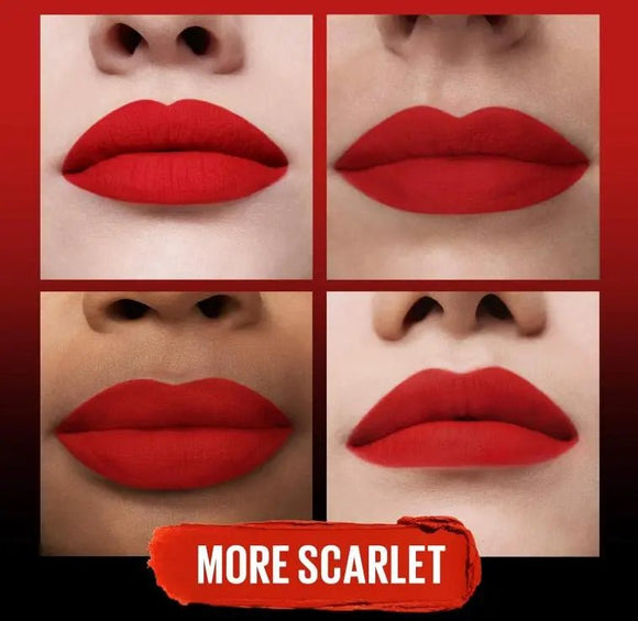 Maybelline Color Show Ultimatte Lipstick 299 More Scarlet - Branded Beauty