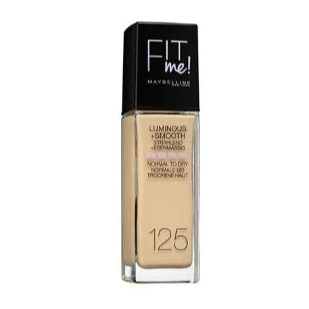 Maybelline Fit Me! Luminous + Smooth Foundation - 125 Nude Beige - Branded Beauty