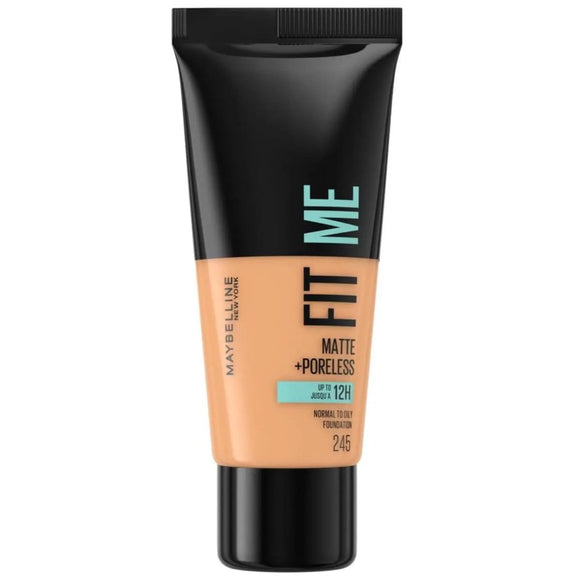 Maybelline Fit Me Matte + Poreless Foundation - 245 Classic Beige - Branded Beauty