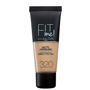 Maybelline Fit Me Matte + Poreless Foundation - 320 Natural Tan - Branded Beauty