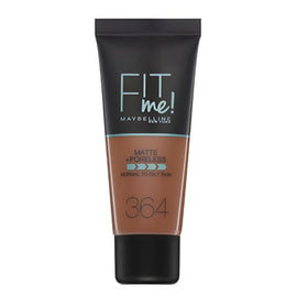 Maybelline Fit Me Matte + Poreless Foundation - 364 Deep Bronze - Branded Beauty