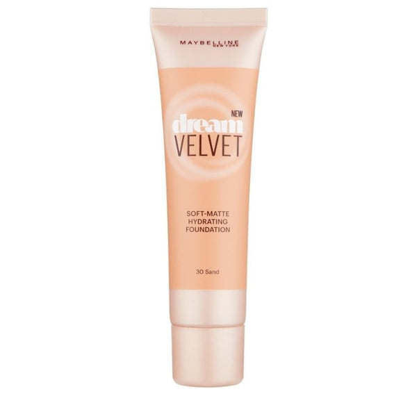 Maybelline New York Dream Velvet Soft Matte Foundation - 30 Sand - Branded Beauty
