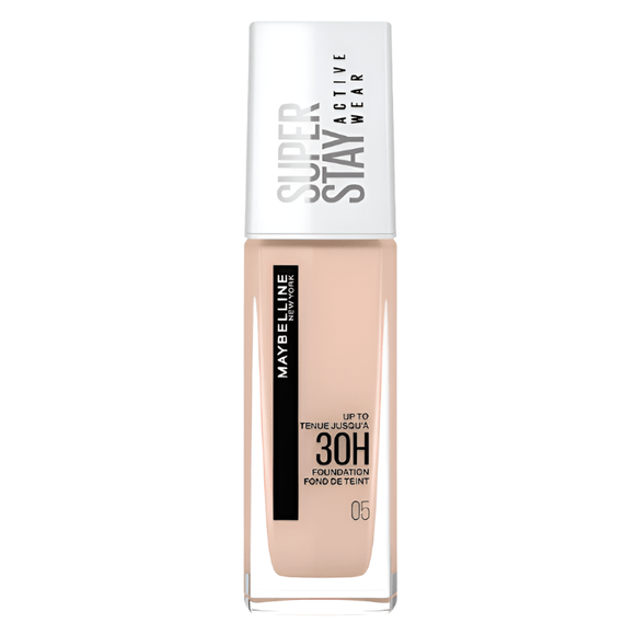 Maybelline Super Stay Active Wear Up to 30H Foundation - 05 Light Beige - Branded Beauty