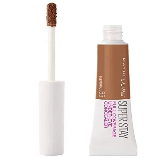 Maybelline Super Stay Full Coverage Concealer - 65 Deep Bronze - Branded Beauty