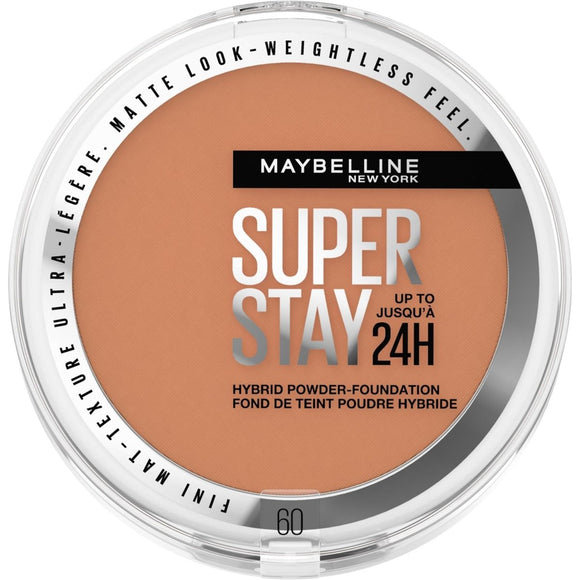 Maybelline Super Stay Up To 24H Hybrid Powder Foundation - 60 - Branded Beauty