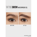 Maybelline Tattoo Studio Waterproof Brow Gel - 257 Medium Brown - Branded Beauty
