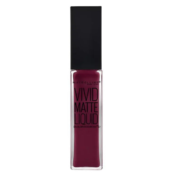 Maybelline Vivid Matte Liquid Lip Gloss 39 Corrupt Cranberry - Branded Beauty