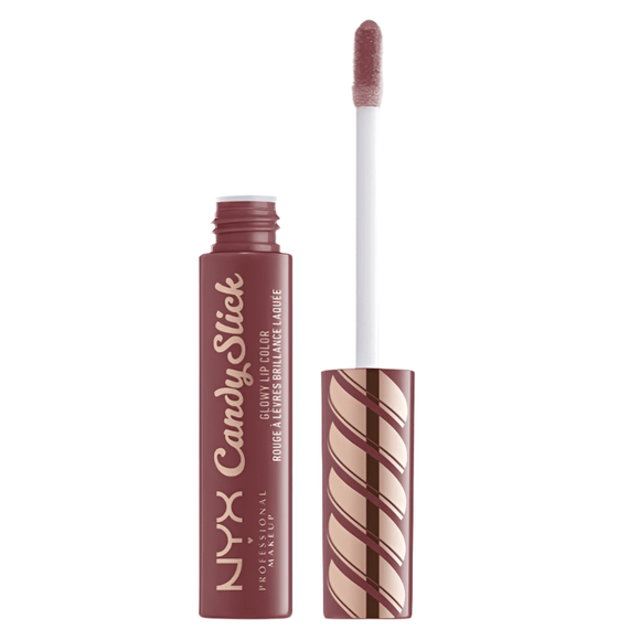 NYX Candy Slick Glowy Lip Color - 10 S'More Please - Branded Beauty