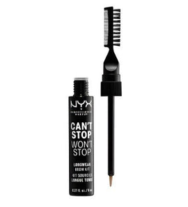 NYX Can't Stop Won't Stop Longwear Brow Kit - 02 Taupe - Branded Beauty
