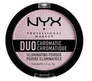 NYX Duo Chromatic Illuminating Powder Highlighter - 02 Lavender Steel - Branded Beauty