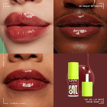NYX Fat Oil Lip Drip - 14 Inside Scoop - Branded Beauty