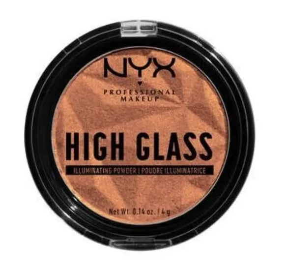 NYX High Glass Illuminating Powder Highlighter - 03 Golden Hour - Branded Beauty
