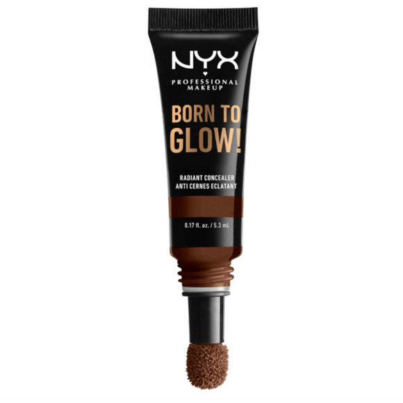 NYX Professional Makeup Born To Glow Concealer 22.7 Deep Walnut - Branded Beauty