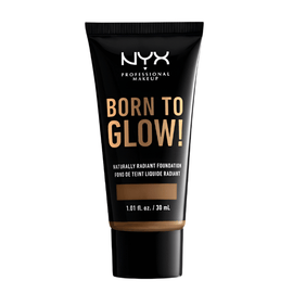 NYX Professional Makeup Born To Glow Naturally Radiant Foundation - 18 Deep Sable - Branded Beauty