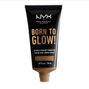 NYX Professional Makeup Born To Glow Naturally Radiant Foundation - 18 Deep Sable - Branded Beauty