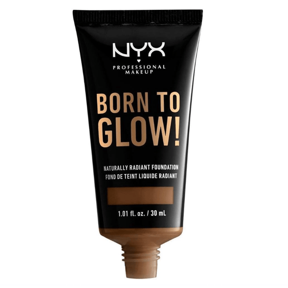NYX Professional Makeup Born To Glow Naturally Radiant Foundation - 19 Mocha - Branded Beauty