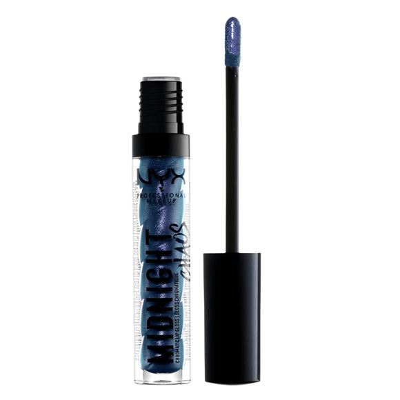 NYX Professional Makeup Chromatic Lip Gloss - 09 Galactic Blue - Branded Beauty
