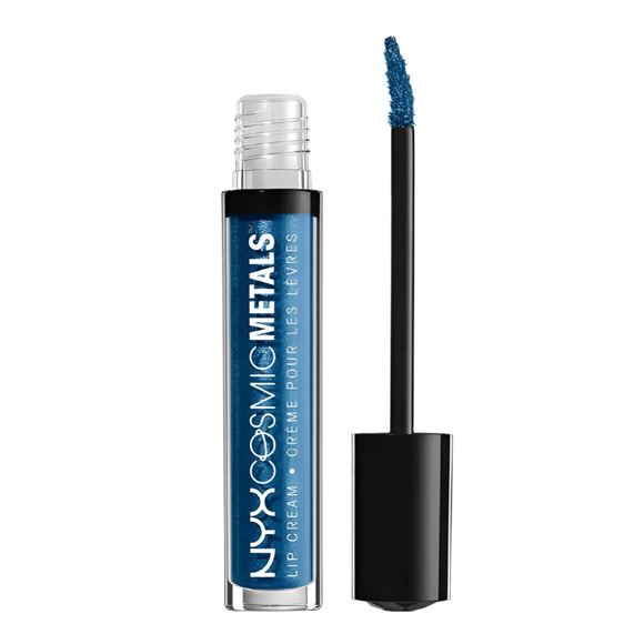 NYX Professional Makeup Cosmic Metals Lip Cream - 04 Dark Nebula - Branded Beauty
