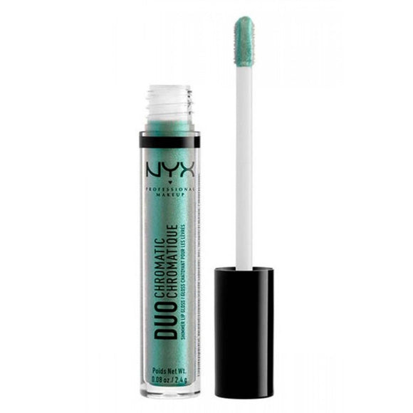 NYX Professional Makeup Duo Chromatic Shimmer Lip Gloss - 09 Foam Party - Branded Beauty