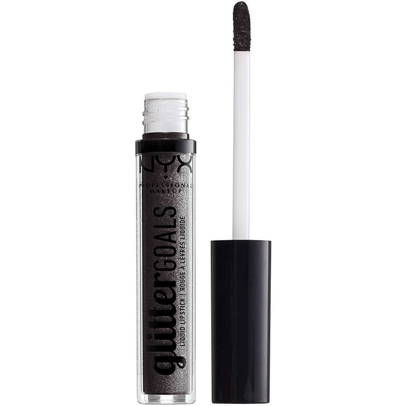 NYX Professional Makeup Glitter Goals Liquid Lipstick - Alienated - Branded Beauty
