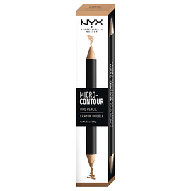 NYX Professional Makeup Micro - Contour Duo Pencil - 03 Medium Deep - Branded Beauty
