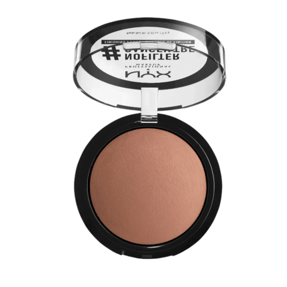 NYX Professional Makeup No Filter Finishing Powder - 14 Mahogany - Branded Beauty