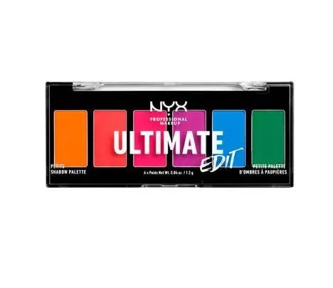 NYX Professional Makeup Ultimate Edit Petite Shadow Palette - 02 Brights - Branded Beauty