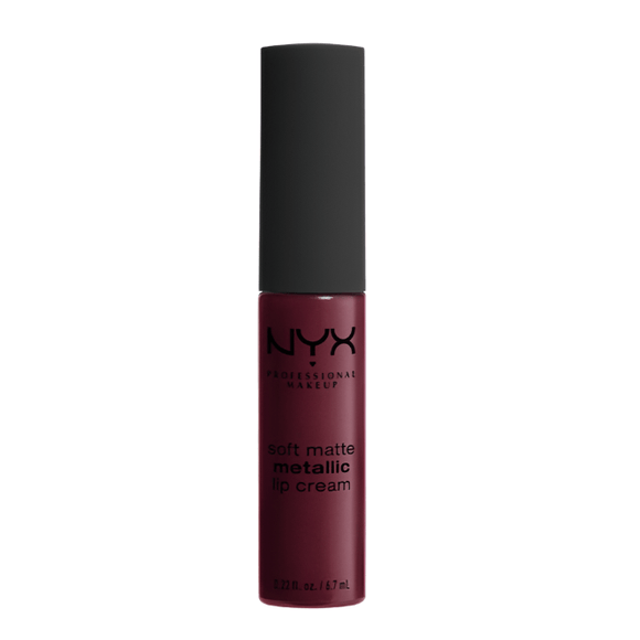 NYX Soft Matte Metallic Lip Cream - 02 Copenhagen - Branded Beauty