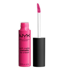 NYX Soft Matte Metallic Lip Cream - 03 Paris - Branded Beauty