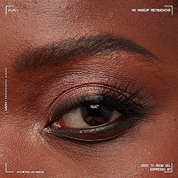 NYX Zero To Brow Longwear Waterproof Eyebrow Gel - 07 Espresso - Branded Beauty