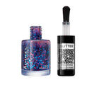 Rimmel Glitter Low Coverage Nail Polish - 021 Bedazzle-3