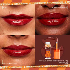 NYX Duck Plump High Pigment Lip Gloss - 16 Wine Not? - 0