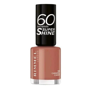 Rimmel 60 Seconds Super Shine Nail Polish - 130 Caramel Candy - Branded Beauty