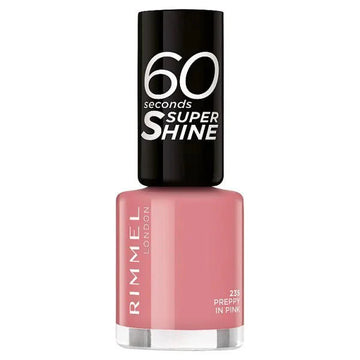 Rimmel 60 Seconds Super Shine Nail Polish - 235 Preppy In Pink - Branded Beauty
