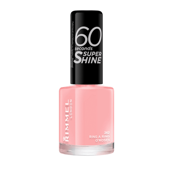 Rimmel 60 Seconds Super Shine Nail Polish - 262 Ring A Ring O'Roses - Branded Beauty