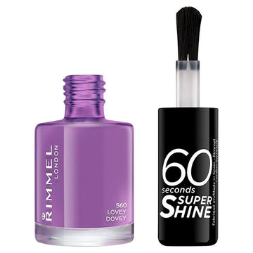 Rimmel 60 Seconds Super Shine Nail Polish - 560 Lovey Dovey - Branded Beauty