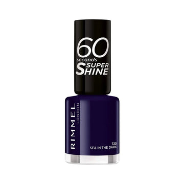 Rimmel 60 Seconds Super Shine Nail Polish - 720 Sea In The Dark - Branded Beauty