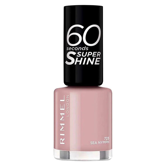 Rimmel 60 Seconds Super Shine Nail Polish - 723 Sea Nymph - Branded Beauty