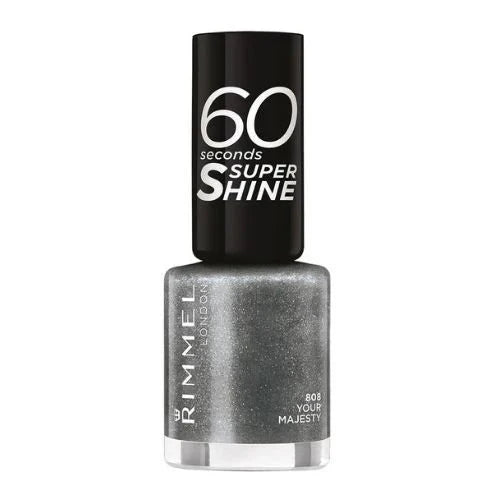 Rimmel 60 Seconds Super Shine Nail Polish - 808 Your Majesty - Branded Beauty