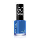 Rimmel 60 Seconds Super Shine Nail Polish - 828 Danny Boy , Blue ! - Branded Beauty