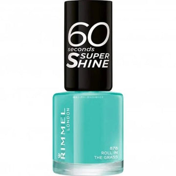 Rimmel 60 Seconds Super Shine Nail Polish - 878 Roll In The Grass - Branded Beauty