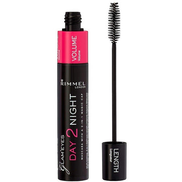 Rimmel Glam'Eyes Day 2 Night Mascara - 001 Black - Branded Beauty