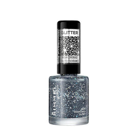Rimmel Glitter High Coverage Nail Polish - 001 Diamond Dust - Branded Beauty